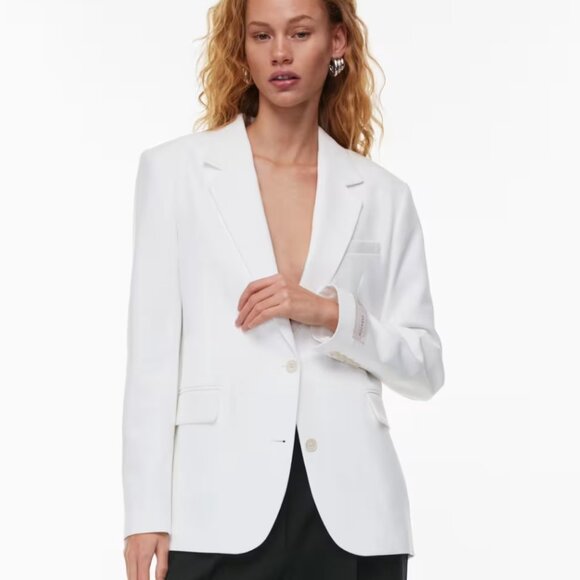 Babaton White Oversized Blazer - Picture 2 of 7